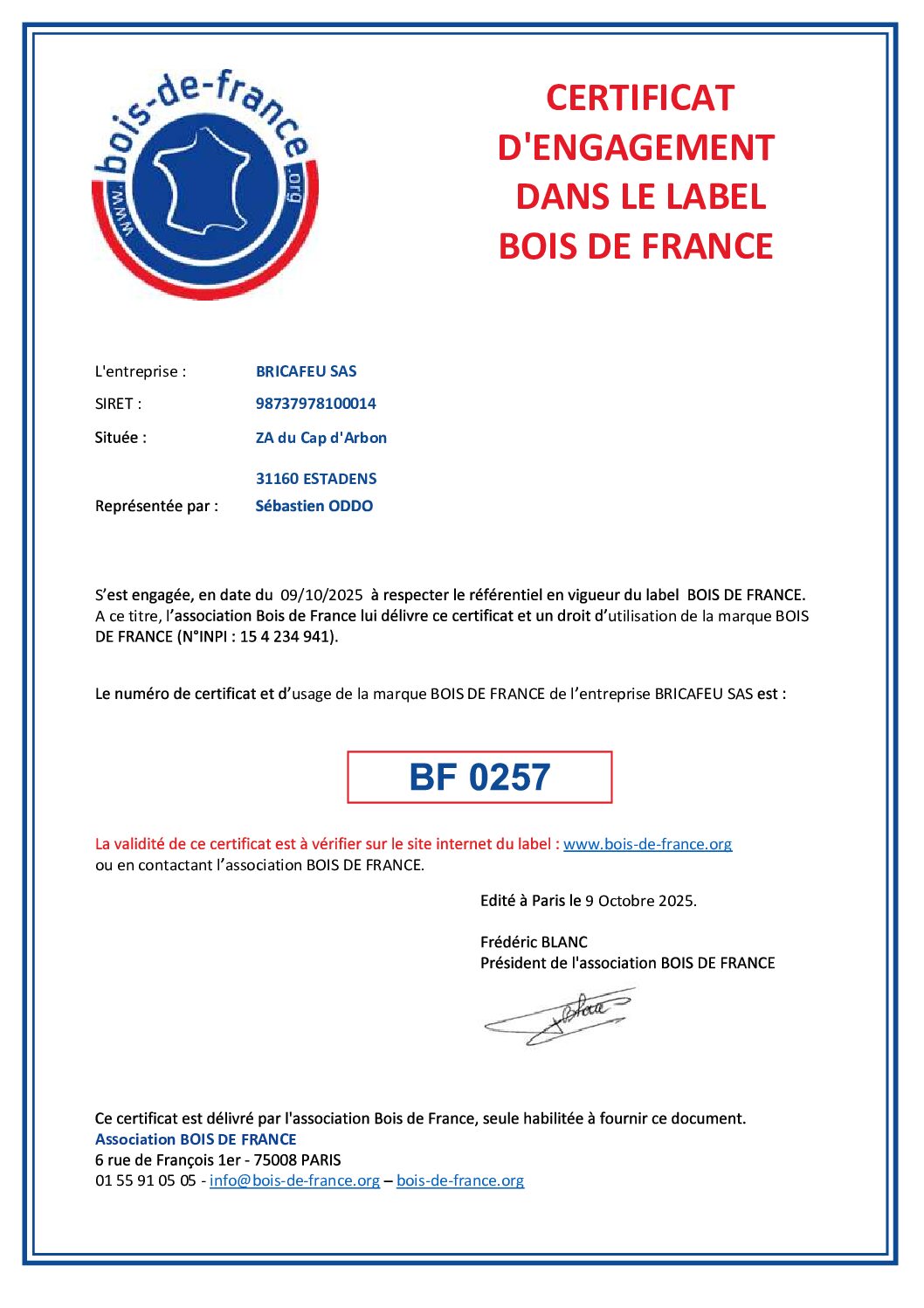 Bricafeu® Bois Densifié (Disponible Février 2026) – Image 2
